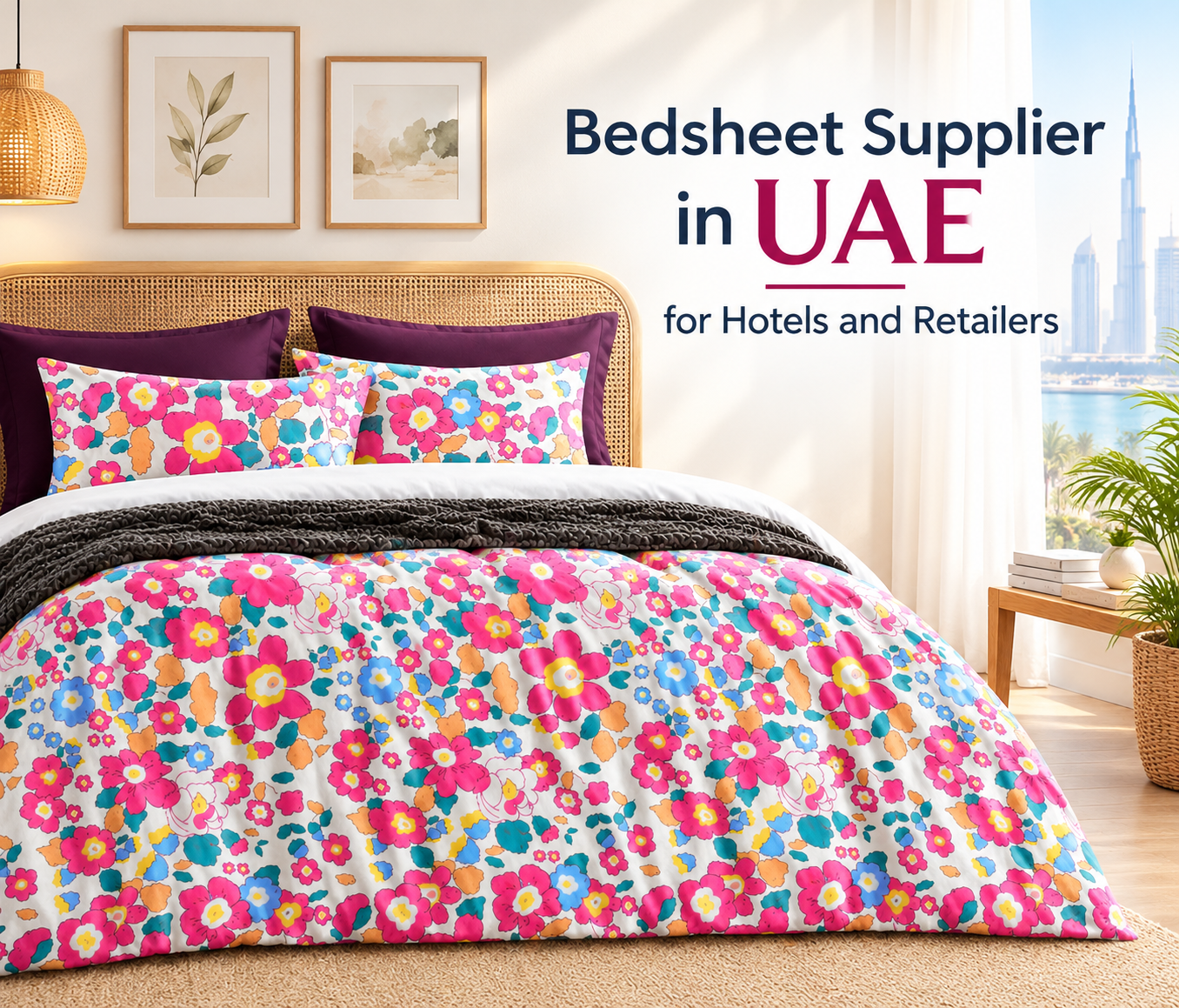 Bedsheet Supplier in UAE for Hotels and Retailers