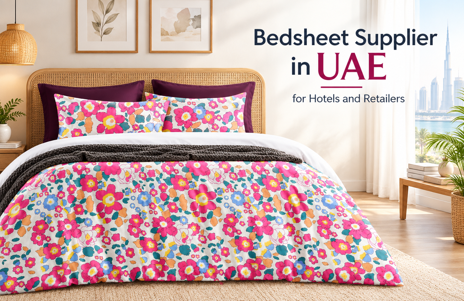Bedsheet Supplier in UAE for Hotels and Retailers
