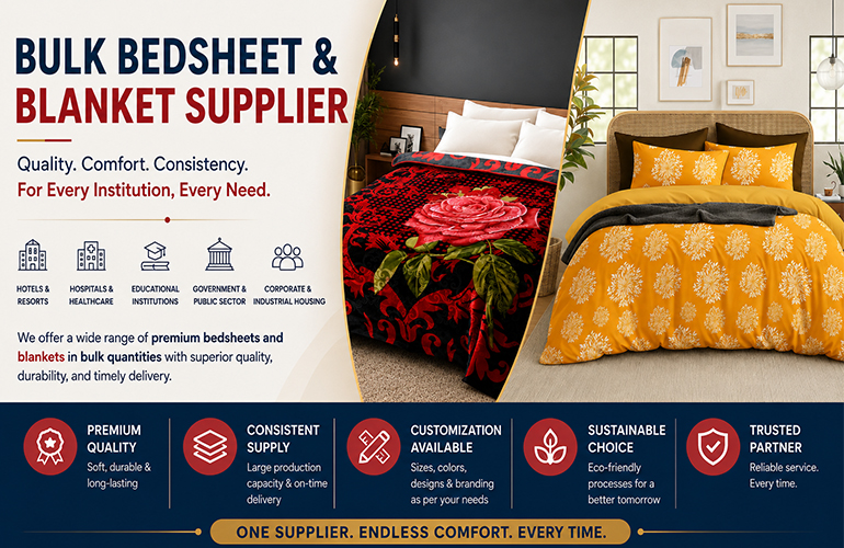 Bulk Bedsheet and Blanket Supplier