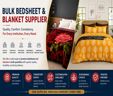 Bulk Bedsheet and Blanket Supplier